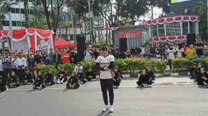 Ribuan Pesilat Se-Jakarta Meriahkan “Flash Mob” Pencak Silat di Bundaran HI