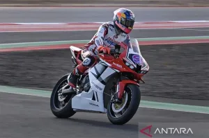 Veda Ega Finis di Posisi Sembilan pada Moto3 Inggris 2026