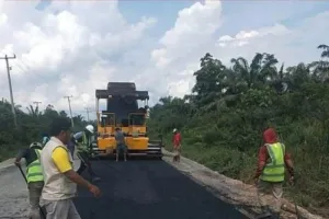 Habiskan Hampir Rp1 Triliun, Jalan Lintas Bono Riau Belum Tuntas