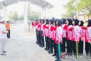Paskibraka HSU Dilibatkan Jadi Duta Anti Narkoba di Setiap Kecamatan.