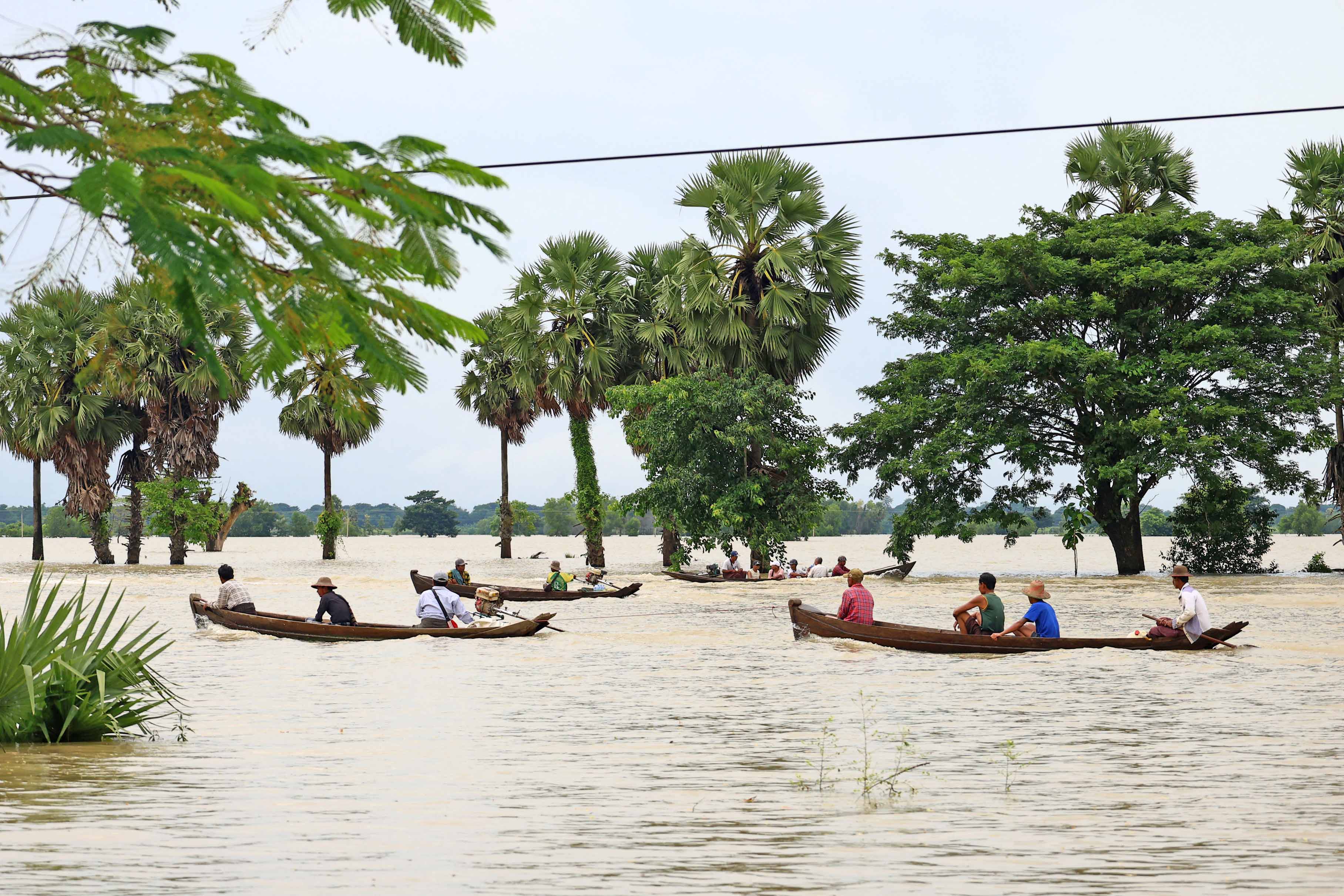 Sedikitnya 30.000 Orang Terdampak Banjir di Myanmar