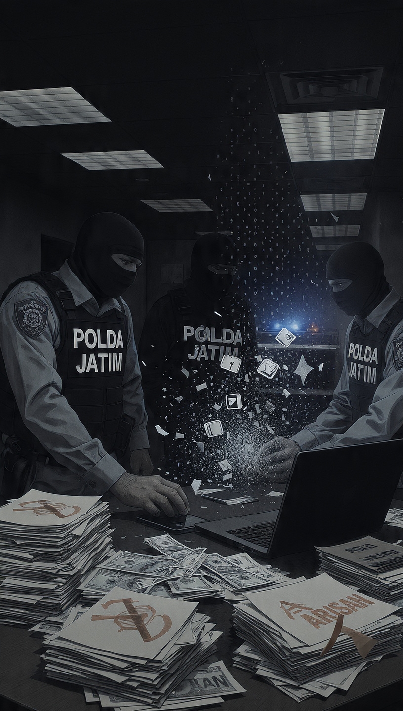 Arisan Online Fiktif Raup Rp71 Miliar, Polda Jatim Ringku...