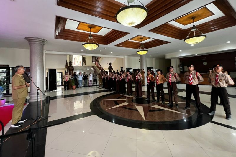 Semangat Pramuka Malinau Menuju Jamnas XII, Bupati Beri U...