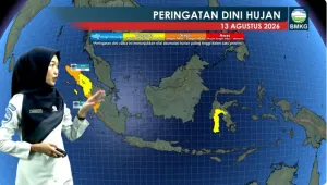 Cuaca Hari Ini, BMKG: Sebagian Besar Wilayah Berawan hingga Hujan Ringan