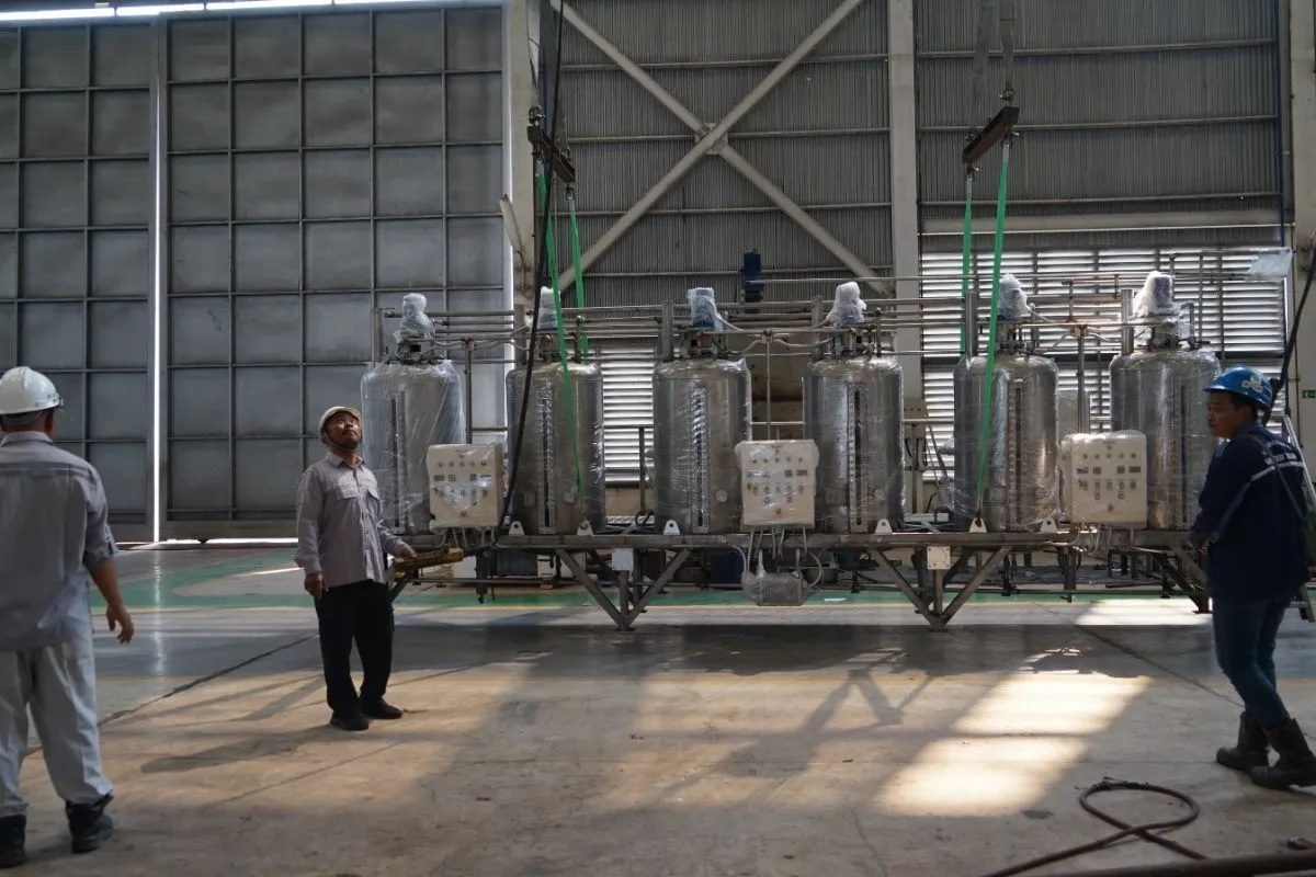 Dukung EBT Nasional, Barata Indonesia Kirim Reaktor B100 ke Kalsel 