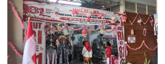 Hidupkan Pasar Rakyat, Pedagang Pasar Godean dan Disperin...