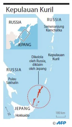 Jepang Protes Kunjungan Putin ke Pulau-pulau yang Disengketakan