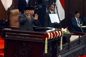 Prabowo: Ekonomi Indonesia Tumbuh 5,45 Persen, Tertinggi dalam 13 Tahun.