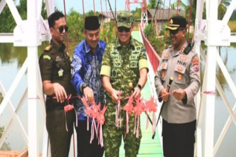 Jembatan Garuda di Tanah Laut Resmi Dimanfaatkan, Warga Kini Lebih Mudah Beraktivitas.