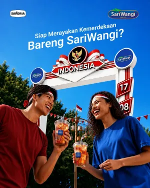 Semarak HUT ke-81 RI, SariWangi Hadirkan Pesta Rakyat dan Lomba Gapura di Berbagai Daerah