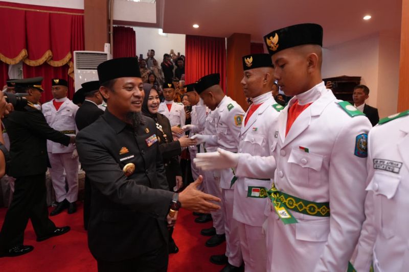 73 Paskibraka Sulsel Siap Kibarkan Merah Putih pada HUT ke-81 RI.