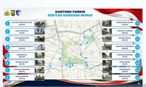 Catat Lokasinya! Ini 27 Kantong Parkir yang Disiapkan Polda Metro Jaya untuk Perayaan HUT ke-81 RI