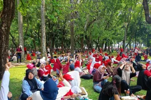 HUT ke-81 RI di Monas Penuh...