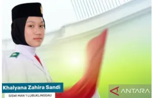 Khalyana Zahira Siswi MAN 1 Lubuklinggau Masuk Tim Paskibraka Nasional 2026