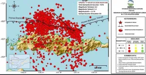 BMKG Catat 1.576 Gempa Susulan Pascagempa M7,7 di Flores Hingga Senin Pagi