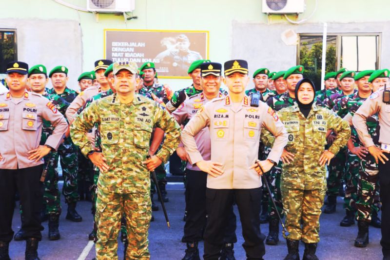Berikan Rasa Aman, TNI-Polri Perkuat Sinergi Jaga Kamtibm...