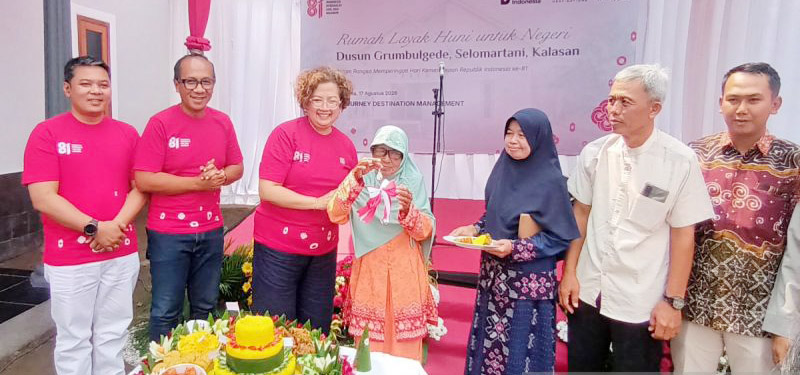 InJourney Destination Management Bantu Rehab Rumah Nenek Kroniah di Sleman Agar Layak Huni