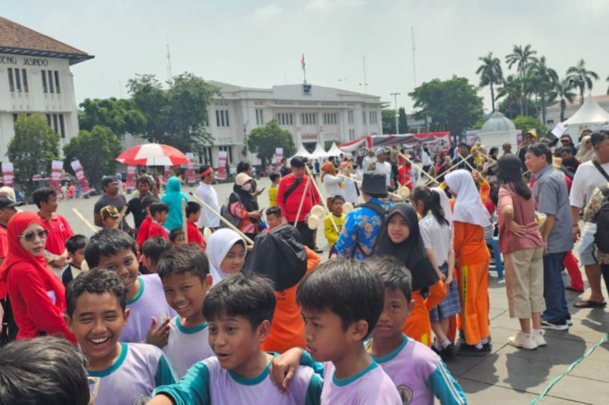 Jamuan Rakyat Digelar di Sembilan Titik di Jakarta Barat