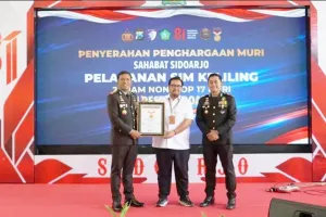 Polresta Sidoarjo Raih Penghargaan Pemkab atas Layanan Terpadu Perempuan dan Anak