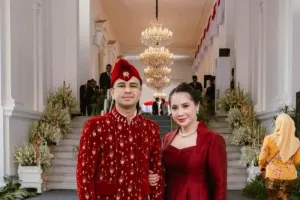 Raffi Ahmad Kenakan Wdihan Kadiri Satria di Istana, Busana Khas Kediri Jadi Sorotan