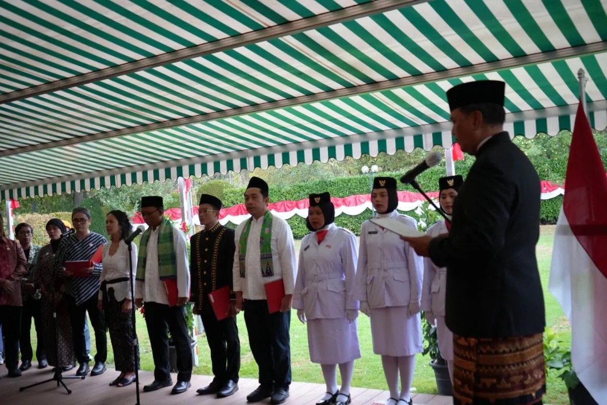 Momen Haru HUT RI di Bern, Doa Bersama untuk Korban Gempa...