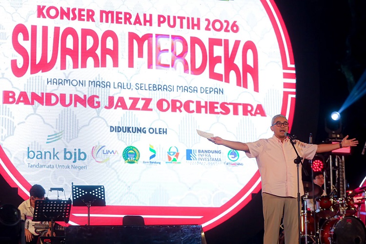 Wali Kota Bandung Pamerkan Kekuatan Musik Melalui Konser Merah Putih 2026 Swara Merdeka