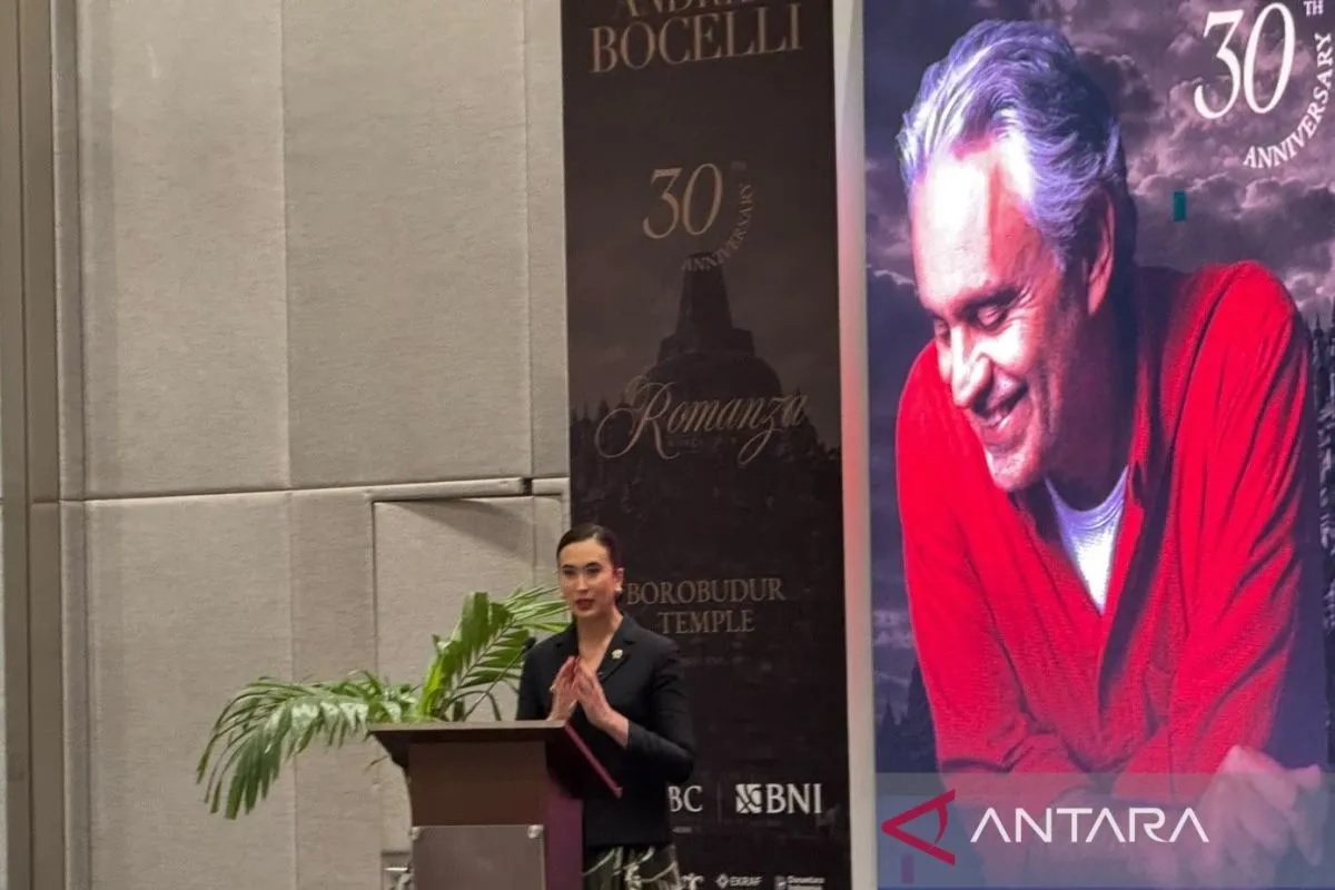Menpar Nilai Konser Andrea Bocelli Bantu Promosi Pariwisata Indonesia