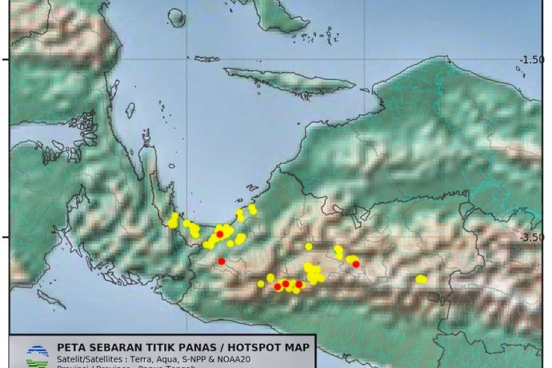279 Titik Panas Terdeteksi di Nabire, Terbanyak di Papua ...