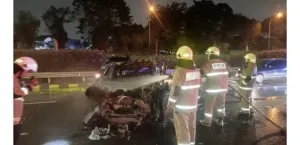Jeep Terbakar Tewaskan Dua Penumpang di Tol Jagorawi, Kronologinya Mengerikan!