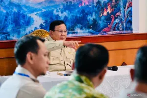 Presiden Prabowo Subianto Bertekad Hentikan Perluasan Karhutla dan Titik Api Baru di Kalimantan.