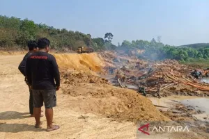 Tak Berizin, Kepolisian Resor Bangka Barat Hentikan Tambang Liar Bijih Timah di Kadur