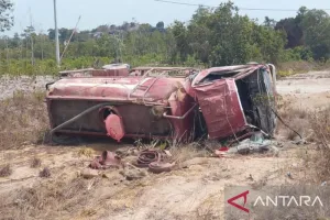 Di Tengah Misi Padamkan Karhutla, Mobil Damkar Belitung Malah Kecelakaan