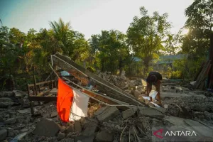 Gempa M4,8 Guncang Perairan 84 Km Timur Laut Ruteng Manggarai NTT.
