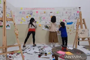 Karya Anak Magelang Bikin Terpukau, 30 Pelukis Cilik Ramaikan “Ruang Khayal Anak #1”