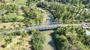 Putus Akibat Gempa, Akses Jembatan Wae Dampek di Manggarai Timur Pulih