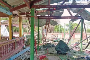Serangan Udara Militer Hantam Sebuah Biara