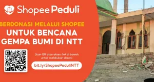 Shopee Gandakan Donasi, Perkuat Gotong Royong Digital untuk Pemulihan Paska Gempa NTT