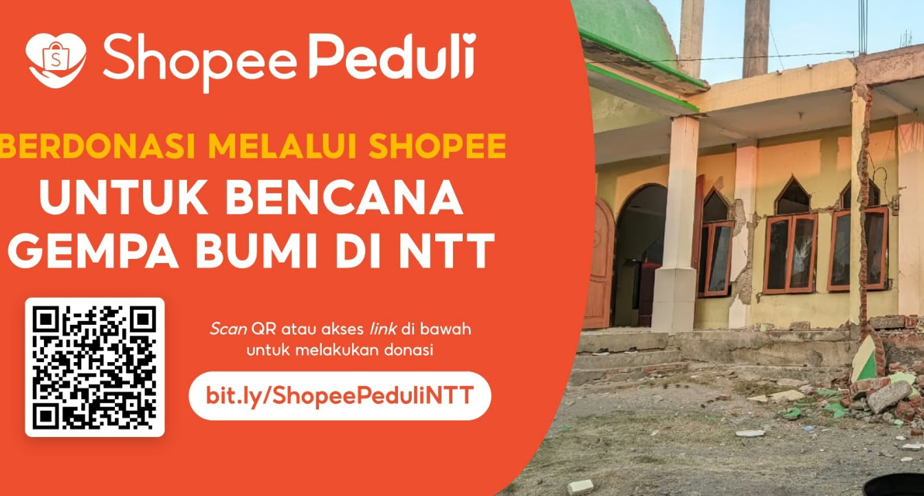 Shopee Gandakan Donasi, Perkuat Gotong Royong Digital unt...
