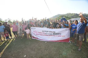 Wujud Kepedulian BUMN, TelkomGroup Salurkan Bantuan Rp1,3 Miliar untuk Korban Gempa NTT