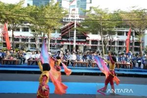 1.157 Peserta MTQ VIII KORPRI dari 38 Provinsi Ikut Defile 