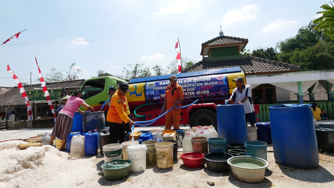 184 Ribu Warga Jateng Terdampak Kekeringan, PU Distribusikan Air Bersih ke 24 Kabupaten