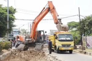 Perbaikan Jalan Garuda Batu Ceper Tak Ganggu Mobilitas Warga