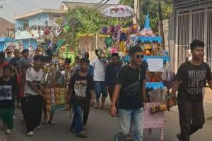 Tradisi Ngeropok dalam Perayaan Maulid Nabi di Kota Serang Masih Terjaga Baik