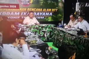 Prabowo Tinjau Langsung Korban Gempa NTT M 7,7, Pimpin Rapat Penanganan Bencana