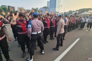 Kapolres Metro Jakarta Pusat: 18.504 Personel Dikerahkan untuk Amankan Aksi Unjuk Rasa di Jakarta Pusat