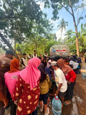 Hadapi Kemarau Ekstrem, 640.000 Liter Air Bersih Disalurkan ke 40 Titik