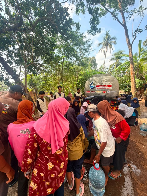 Hadapi Kemarau Ekstrem, 640.000 Liter Air Bersih Disalurkan ke 40 Titik