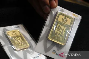 Harga Emas Antam pada Sabtu (29/8) Anjlok Rp48.000 Menjadi Rp2,670 Juta/Gr 
