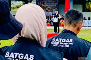 Satgas Gampong Perkuat Pengamanan Desa di Kabupaten Aceh Barat 