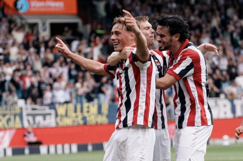 Nathan Tjoe-A-On Sumbang Sssist, Willem II Imbang 2-2 Kon...